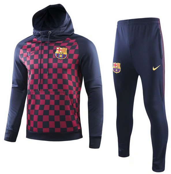 Barcelona Black Training Suits Hoodie Sweatshirt and Trousers 2019/20